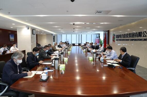 國家電投總經(jīng)理江毅會見東方電氣黨組副書記、總經(jīng)理俞培根