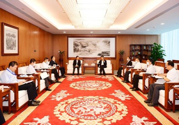 華能集團(tuán)有限公司黨組書記、董事長舒印彪會見國開行董事長趙歡