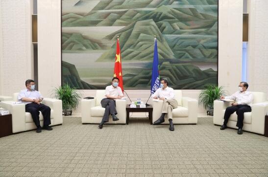 錢智民、江毅會(huì)見青海省委副書記、省長劉寧