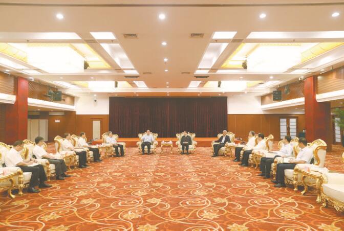 河南省委書記王國生、省長尹弘會(huì)見國家電網(wǎng)董事長、黨組書記毛偉明