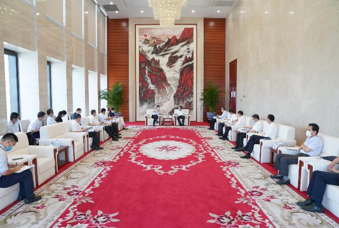 中國能建黨委書記、董事長汪建平會見陜西省副省長趙剛一行