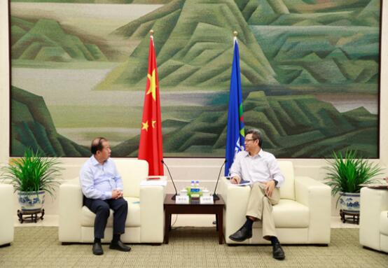 國家電投黨組書記、董事長錢智民會見上海交通大學校長、中國工程院院士林忠欽