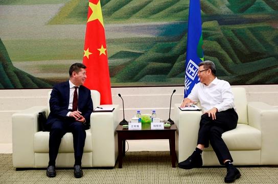 錢智民會見中信建投董事長王常青、總裁李格平