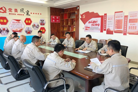 大唐淮北發(fā)電廠開展“沖刺四季度，奪取雙勝利”主題黨日活動(dòng)