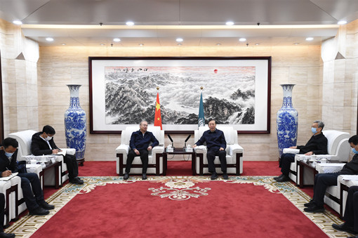 國家電網(wǎng)公司總經(jīng)理、黨組副書記辛保安會見西藏自治區(qū)副主席張永澤