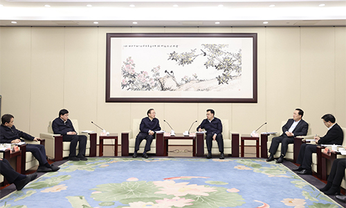 辛保安、張智剛拜會(huì)浙江省委書(shū)記袁家軍、省長(zhǎng)王浩