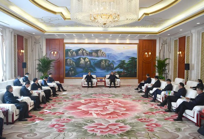 鄒磊拜會寧夏回族自治區(qū)黨委書記、人大常委會主任陳潤兒