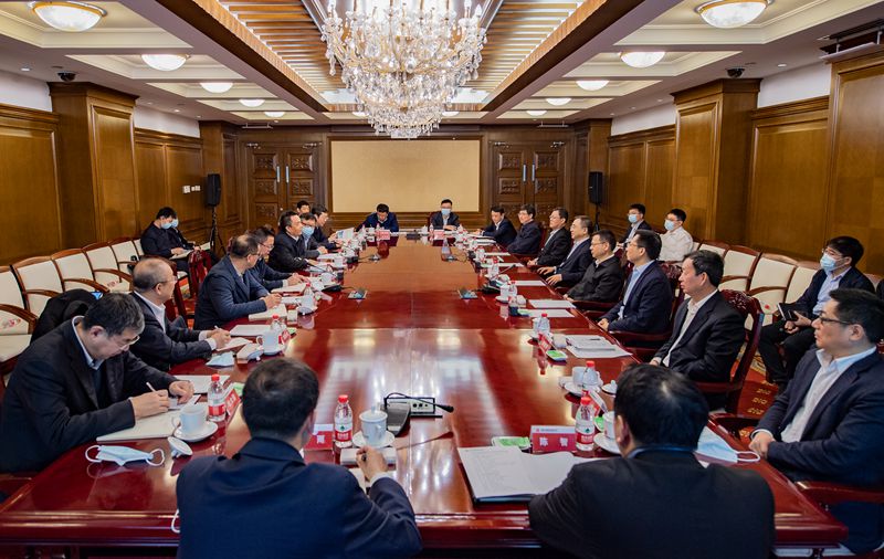 鄒磊、寇偉會見哈電集團(tuán)董事長曹志安、總經(jīng)理吳偉章