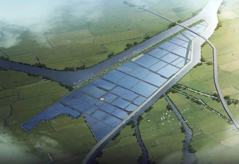 550MWp！亞洲最大漁光互補(bǔ)光伏發(fā)電項(xiàng)目之一正式開(kāi)工！