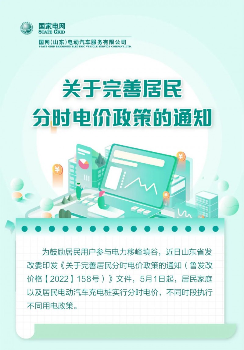 山東居民分時電價政策，5月1日開始執(zhí)行！