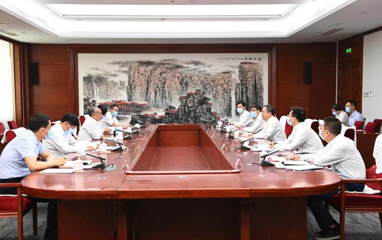 鄒磊拜會山西省委書記、省人大常委會主任林武