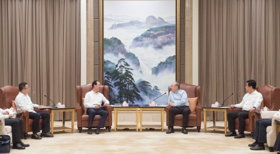 中國電建集團公司黨委書記、董事長丁焰章拜會福建省委書記尹力、省長趙龍