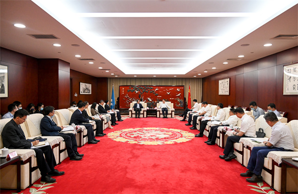 溫樞剛會(huì)見中國(guó)進(jìn)出口銀行黨委書記、董事長(zhǎng)吳富林