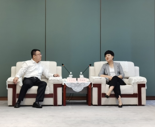 王小軍拜會(huì)廣西壯族自治區(qū)黨委常委、常務(wù)副主席蔡麗新