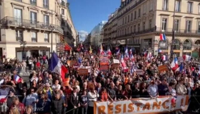 能源危機(jī)、高通脹令德法面臨“持續(xù)動(dòng)蕩”危機(jī)，抗議罷工不斷上演