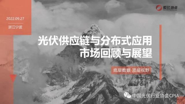 光伏供應(yīng)鏈與分布式應(yīng)用市場回顧與展望
