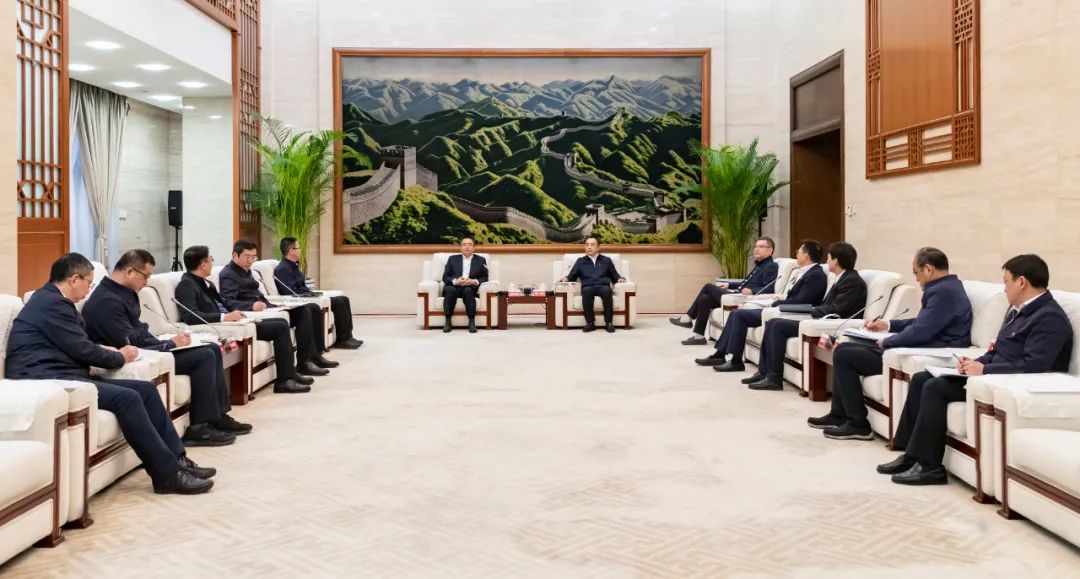 大唐集團黨組書記、董事長鄒磊會見哈電集團黨委書記、董事長曹志安