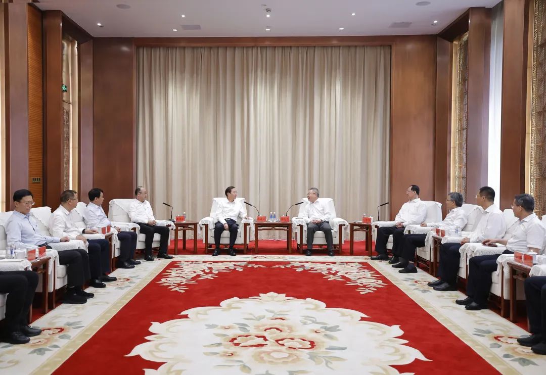 國家電網(wǎng)董事長辛保安與湖南省委書記沈曉明、省長毛偉明會談