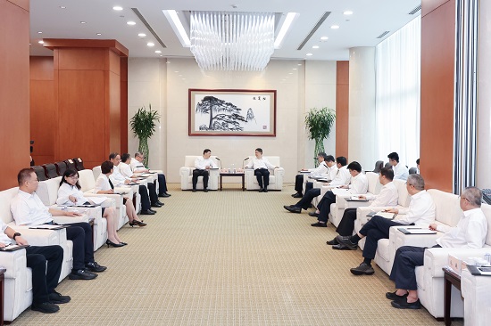 華能集團(tuán)黨組書記、董事長溫樞剛會見山西省委常委、太原市委書記韋韜