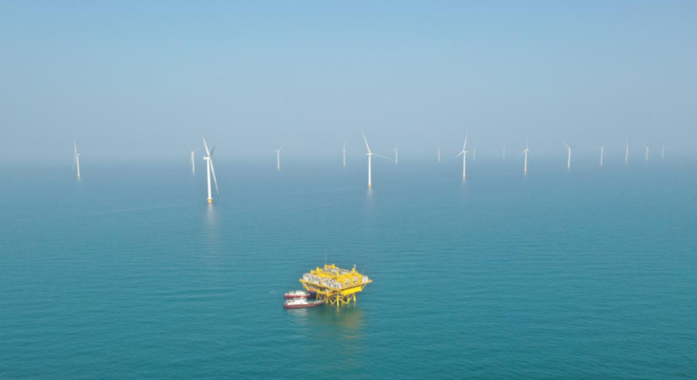山東首個百萬千瓦級海風(fēng)基地！國家電投半島南U1一期并網(wǎng)發(fā)電