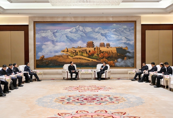 中國電建黨委書記、董事長丁焰章拜會甘肅省委副書記、省長任振鶴