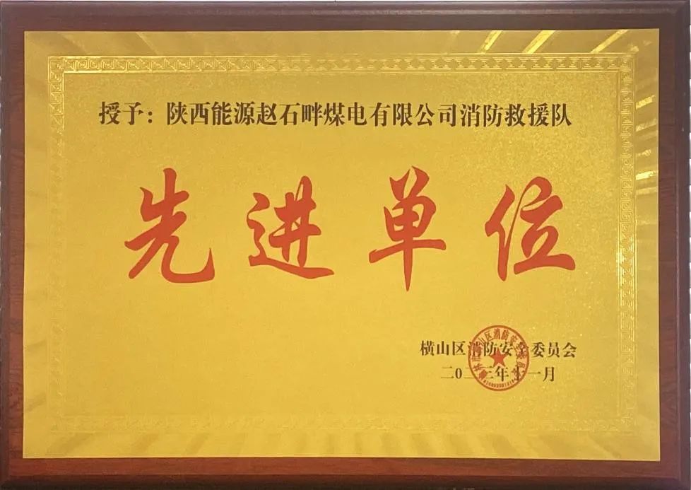 優(yōu)秀！再續(xù)輝煌！陜投集團(tuán)趙石畔煤電消防工作又獲表彰