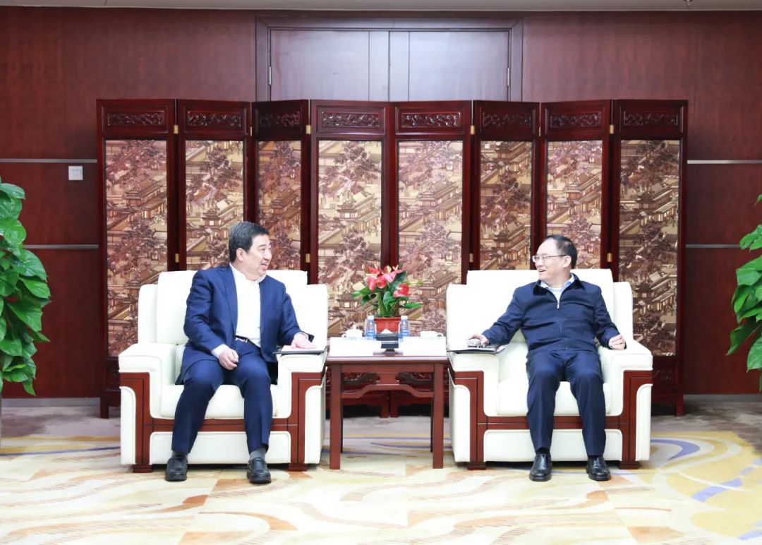 中國電氣裝備白忠泉董事長、周群總經理拜訪中鋁集團董事長段向東、總經理王石磊