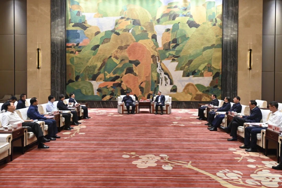 武漢市委書記郭元強(qiáng)、市長程用文會見三峽集團(tuán)董事長劉偉平一行