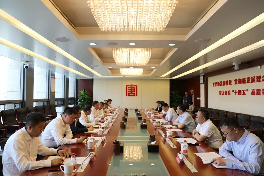 中建一局黨委書記、董事長吳愛國拜會大唐國際黨委書記、董事長王順啟