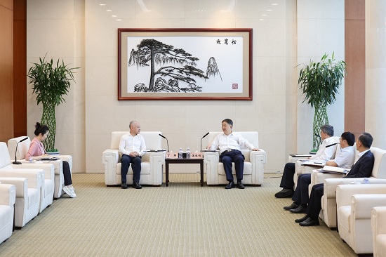 華能集團(tuán)黨組書記、董事長溫樞剛會見海口市市長丁暉