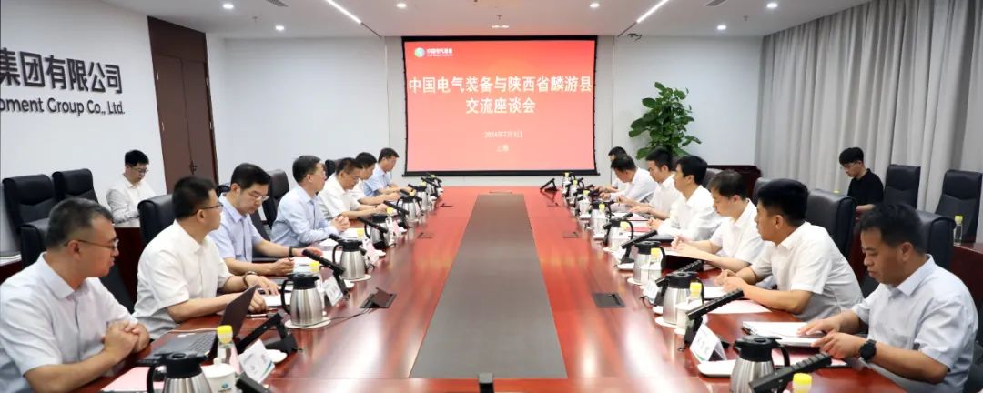 中國電氣裝備黨委書記、董事長李洪鳳會見麟游