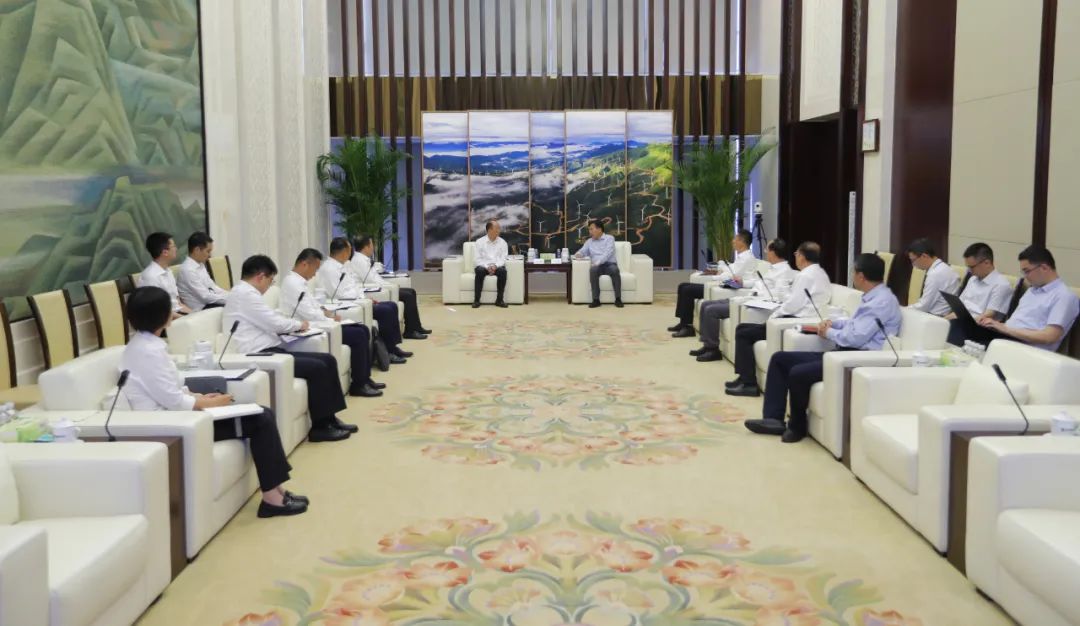 國家電投黨組書記、董事長劉明勝會見中國化學黨委書記、董事長莫鼎革