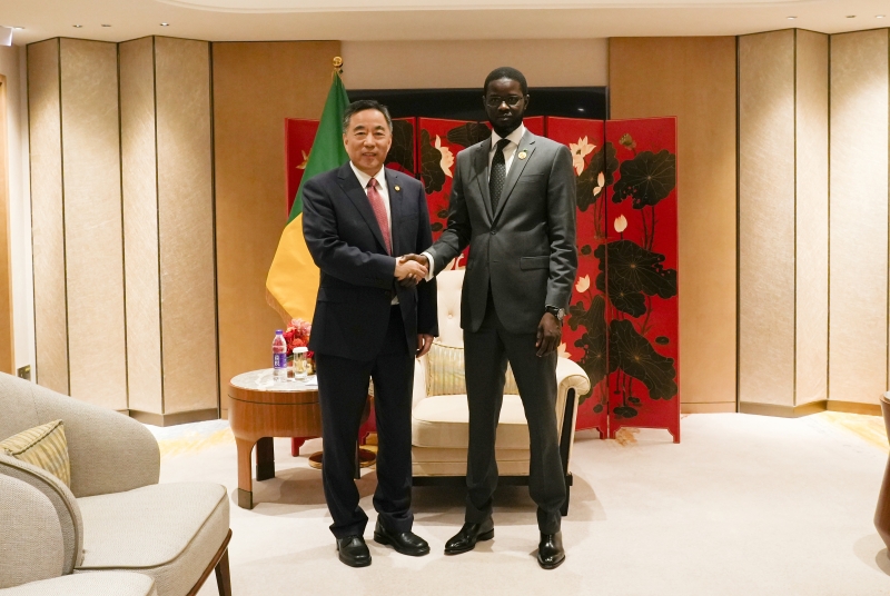 中國能建黨委書記、董事長宋海良拜會塞內(nèi)加爾總統(tǒng)法耶