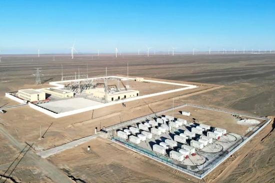敦煌風(fēng)電配套儲能EPC項目并網(wǎng)投運(yùn)