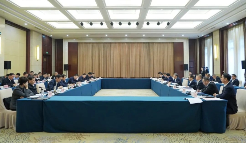 中國能建黨委書記、董事長宋海良與臨沂市委書記任剛會談