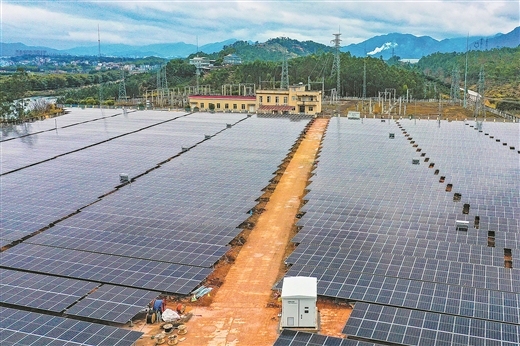 廣西蒙山聚合光伏發(fā)電項目將并網投運