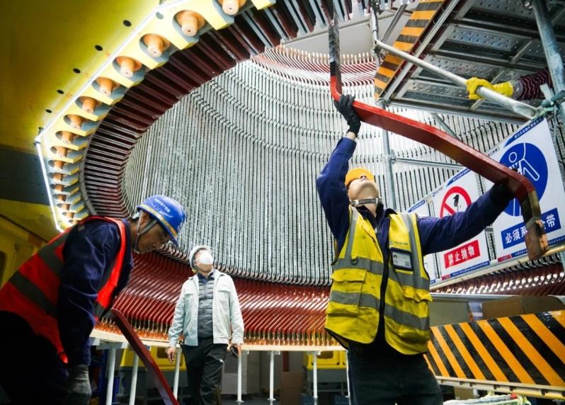 天臺抽蓄電站向首臺機組投產(chǎn)目標(biāo)挺進